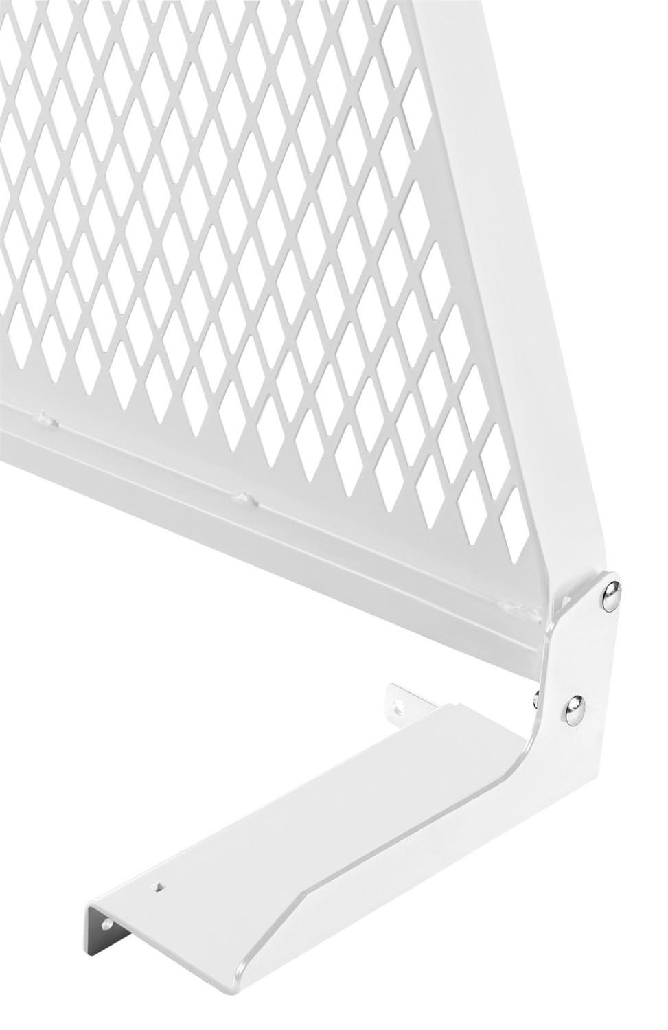 WEATHER GUARD 1921-3-02 CAB PRTCTR MTN 63.5-64.0FT WHT, For Use with Protect-A-Rail Headache Rack; White; Powder Coated; Steel - High quality product image showing WEATHER GUARD 1921-3-02 CAB PRTCTR MTN 63.5-64.0FT WHT, For Use with Protect-A-Rail Headache Rack; White; Powder Coated; Steel details and features