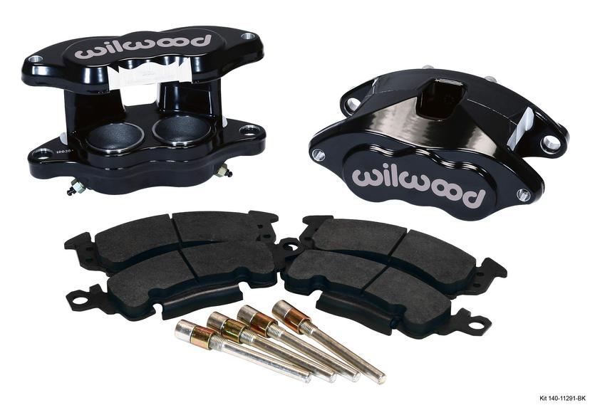 WILWOOD 140-11291-BK Gates Black Powder Coated Front Caliper Kit