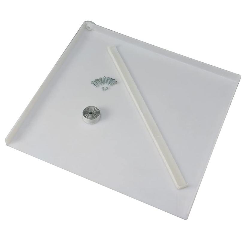 WESTLAND PI22 SALES Drain-A-Way Pan 24 INCH X 22.5 INCH, white