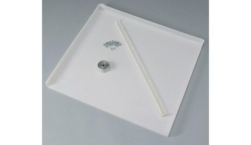 WESTLAND PI24 Clothes Washer/ Dryer Drain Pan; Drain-A-Way For Use With Splendide Clothes Washer/ Dryers WDV2200XCD/ WDC7200XCD; 24 Width x 1-1/2 Inch Height x 23-3/4 Inch Depth; With 1/2 Inch Inner Diameter Drain; White; Plastic