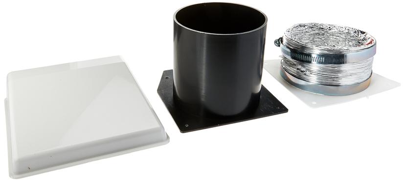 WESTLAND VID403A White Deluxe Dryer Vent Kit