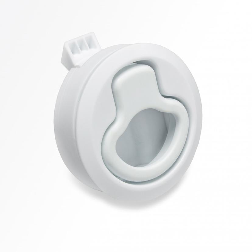 WHITECAP 3227W Nylon Non-Locking Slam Latch - White
