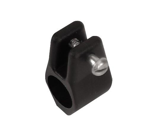 WHITECAP 3406BP Nylon Jaw Slide for 3/4 INCH Round Tubing - Black, Pair
