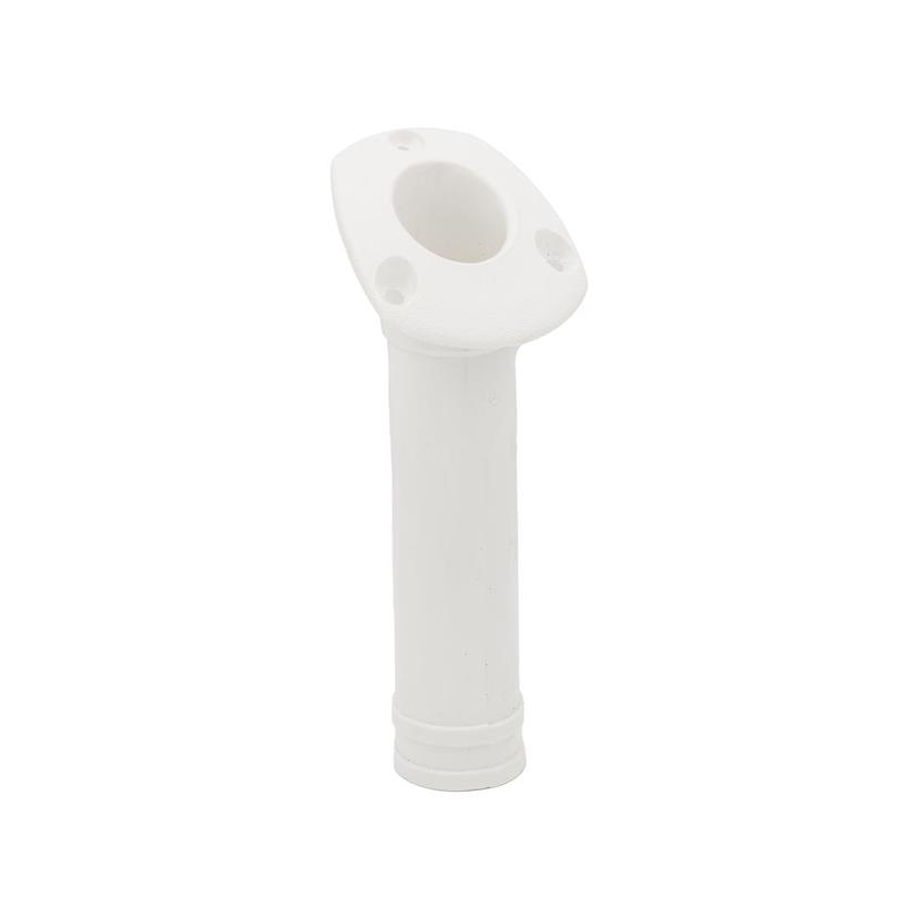 WHITECAP 3447W Nylon Flush Mount Rod Holder - 30°, White