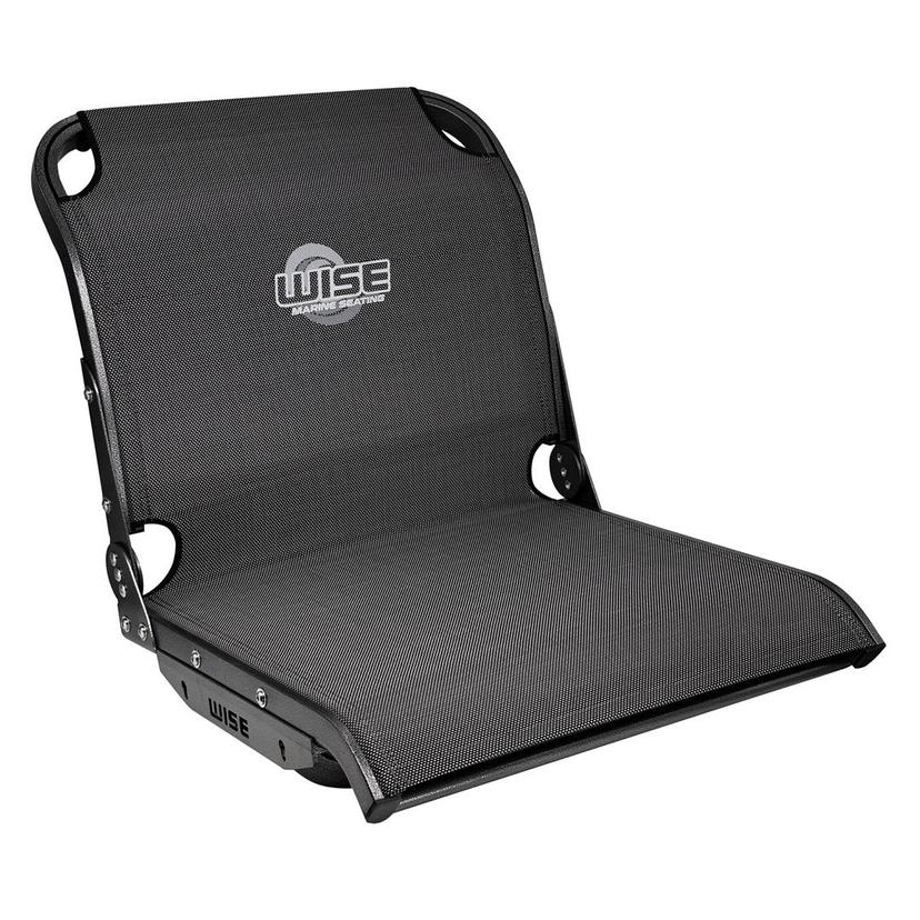 WISE 33741800 3374-1800 Aero X Cool-Ride Mid Back Boat Seat, Carbon Grey