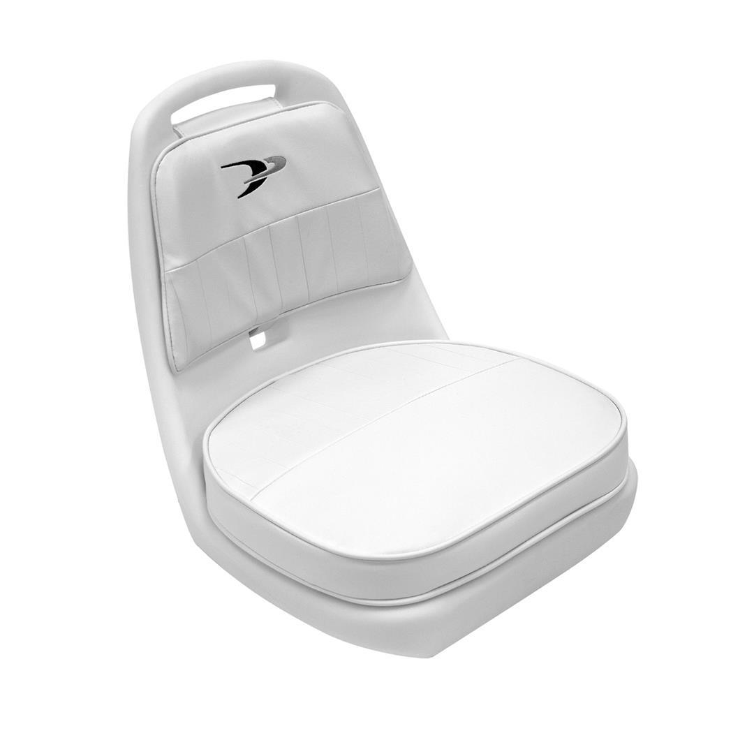 WISE 8WD0133710 Boat Seat; Standard Series; Helm Seat; Low Back Seat Type; Non-Adjustable; Non-Foldable; White - High quality product image showing WISE 8WD0133710 Boat Seat; Standard Series; Helm Seat; Low Back Seat Type; Non-Adjustable; Non-Foldable; White details and features