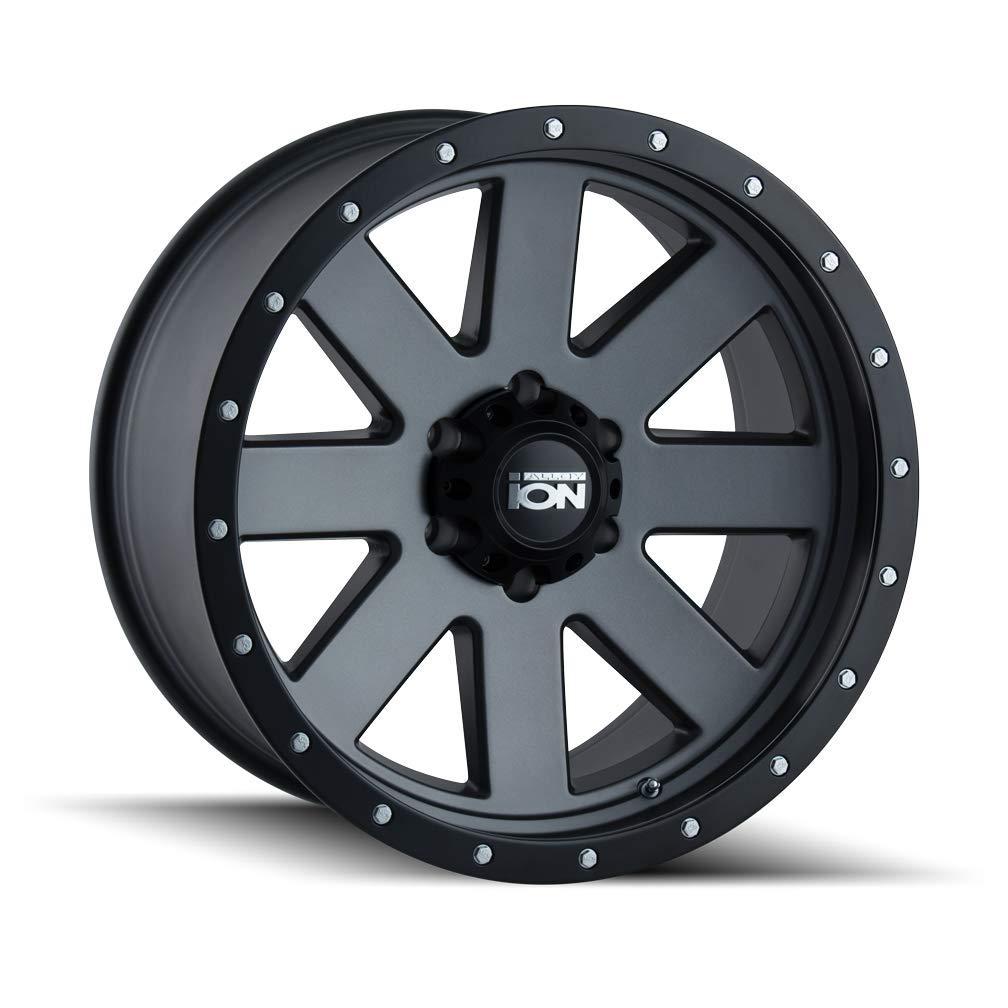 MAYHEM 134-7873MG6 134 Matte Gunmetal/Black BEADLOCK Wheel with Alloy Steel (17 x 8.5 inches /6 x 83 mm, -6 mm Offset) - The Twister Group Tools product