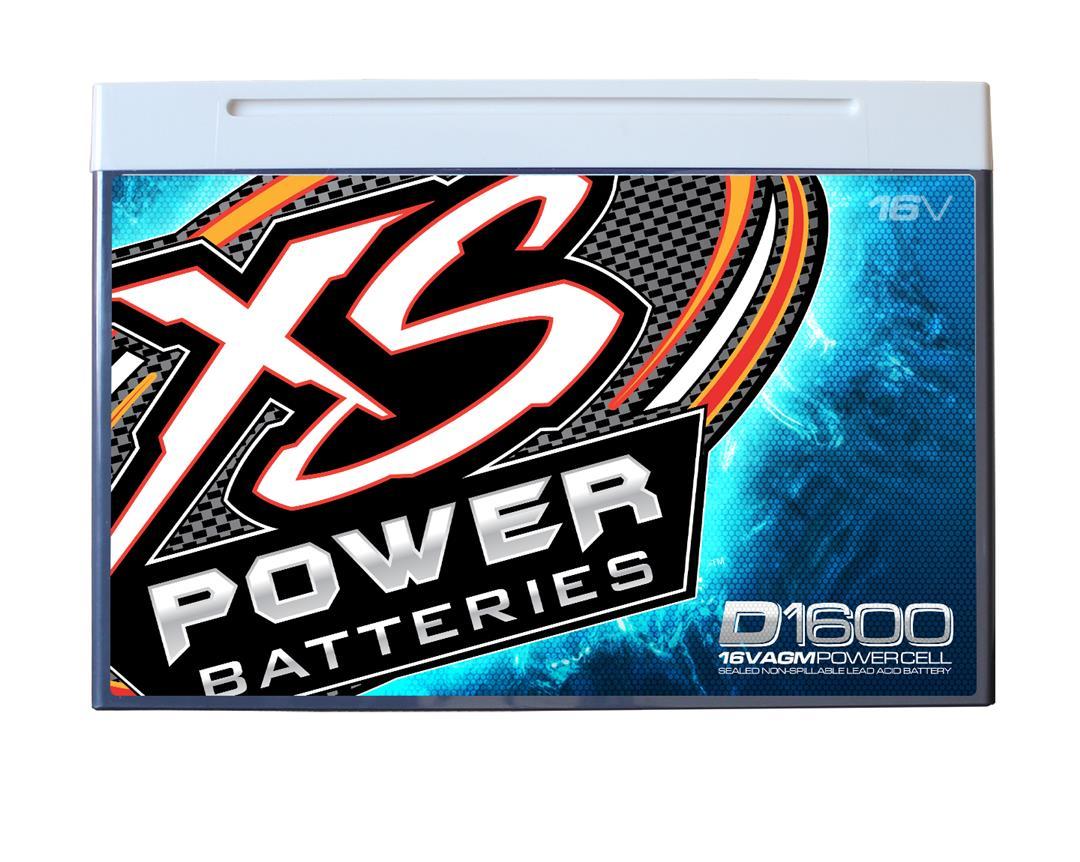 XS POWER D1600 16V AGM 2400A CA 675A - High quality product image showing XS POWER D1600 16V AGM 2400A CA 675A details and features