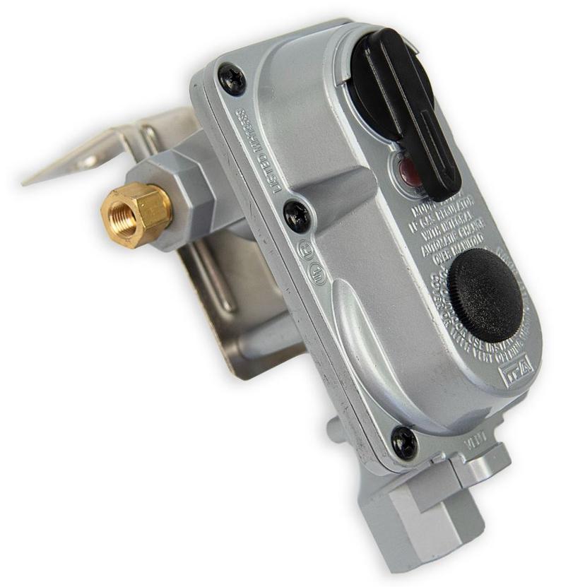 FLAME KING ACR6 Without Pigtails 2-Stage Auto Changeover LP Propane Gas Regulator For RVs, Vans, Trailers