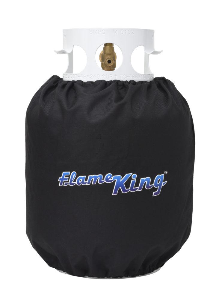 FLAME KING PTC01 PTC-01 Propane Tank Cover for 20-lb Cylinders-for Outdoor and Indoor Use, Black - High quality product image showing FLAME KING PTC01 PTC-01 Propane Tank Cover for 20-lb Cylinders-for Outdoor and Indoor Use, Black details and features