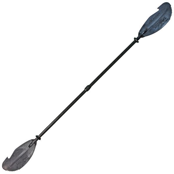 YAKGEAR 06-0017 ASSASSIN FULL PADDLE (LENGTH 250-26, Kayak Paddle; Adjustable From 98-1/2 To 102-1/2 Inch Length; Black; Plastic With Nylon Blade; Single; Hook And Teeth Blade Design; With Drip Rings - The Twister Group Tools product