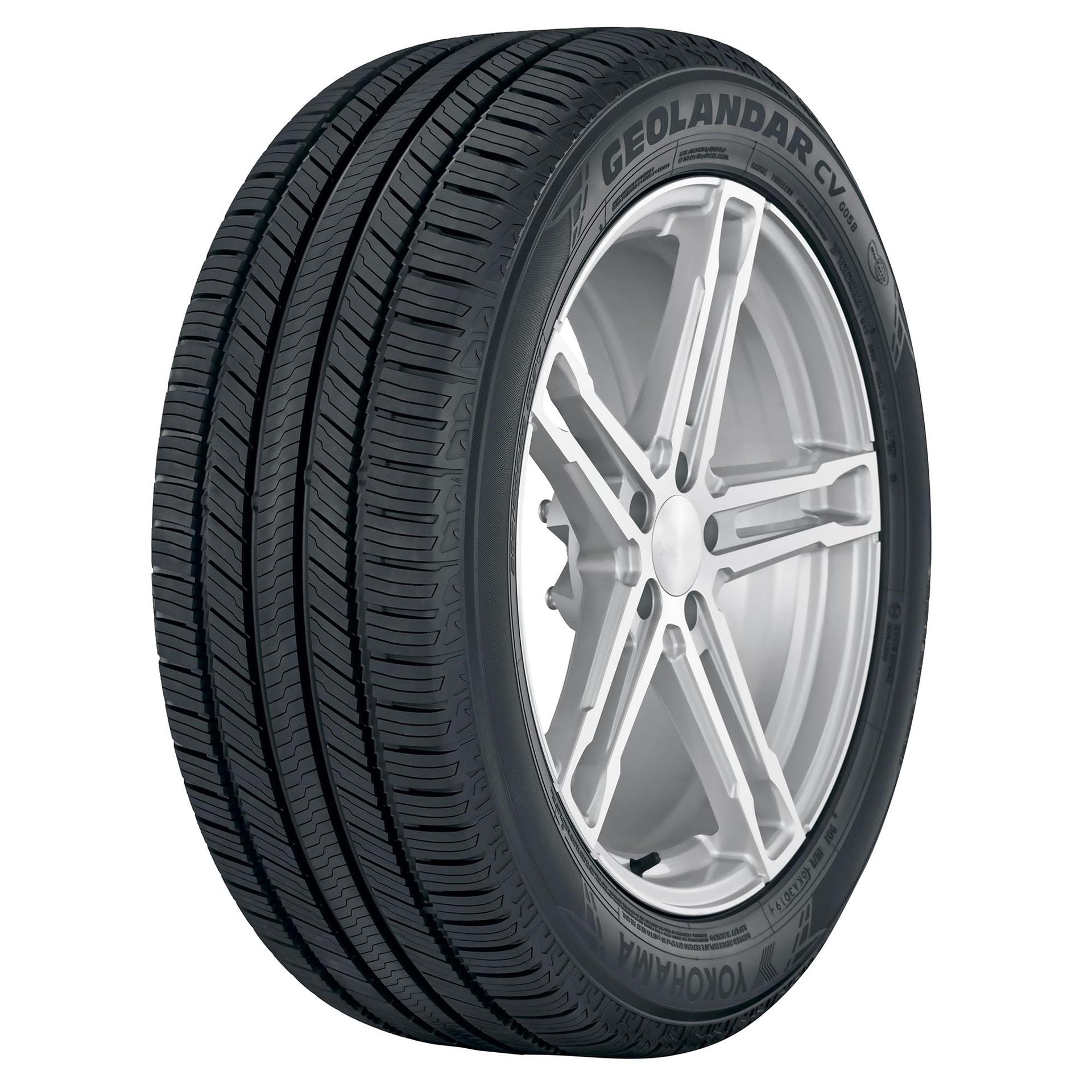 YOKOHAMA 110105840 Tire; GEOLANDAR CV G058; P245 x 50R20; Touring All Season Passenger Car; Steel Belted; Radial - High quality product image showing YOKOHAMA 110105840 Tire; GEOLANDAR CV G058; P245 x 50R20; Touring All Season Passenger Car; Steel Belted; Radial details and features