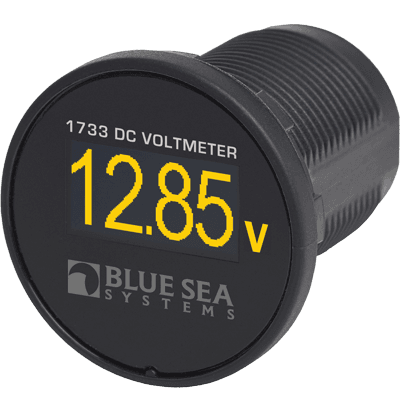 BLUE SEA 1733 Digital Meter, Mini OLED, DC Volts - The Twister Group Tools product