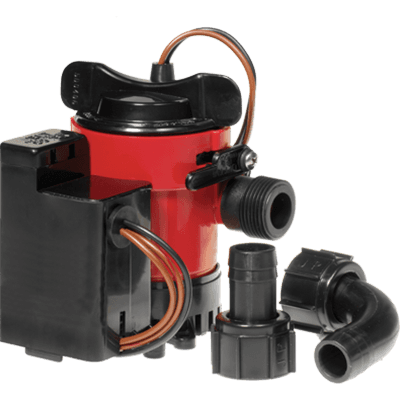 JOHNSON PUMP 05903-00 Cartridge Combo Bilge Pump 1000GPH, 12V
