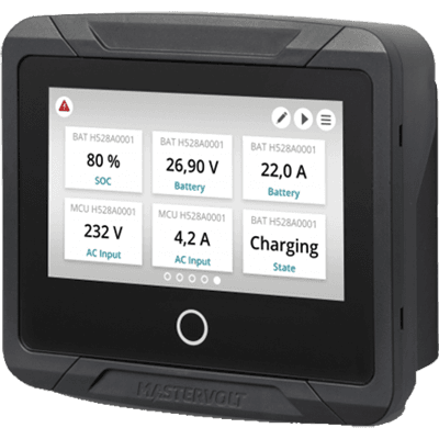 MASTERVOLT 77010310 EasyView 5 System Monitor - High quality product image showing MASTERVOLT 77010310 EasyView 5 System Monitor details and features