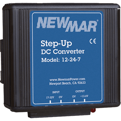 NEWMAR 12-24-7 Converter, 10-16VDC to 24.5VDC 7 Amp