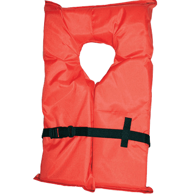 ONYX 102000-200-005-12 Lifevest, Adult OversizeType II, Orange
