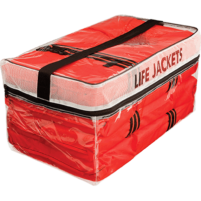 ONYX 102200-200-004-12 Type II Lifevests, 4, Adult, stowage bag