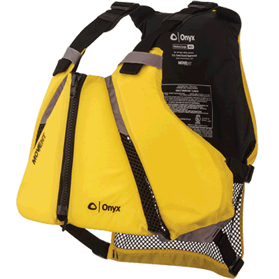 ONYX 122000-300-040-14 MoveVent Curve Life Vest, Yelow, Med/Lg - The Twister Group Tools product
