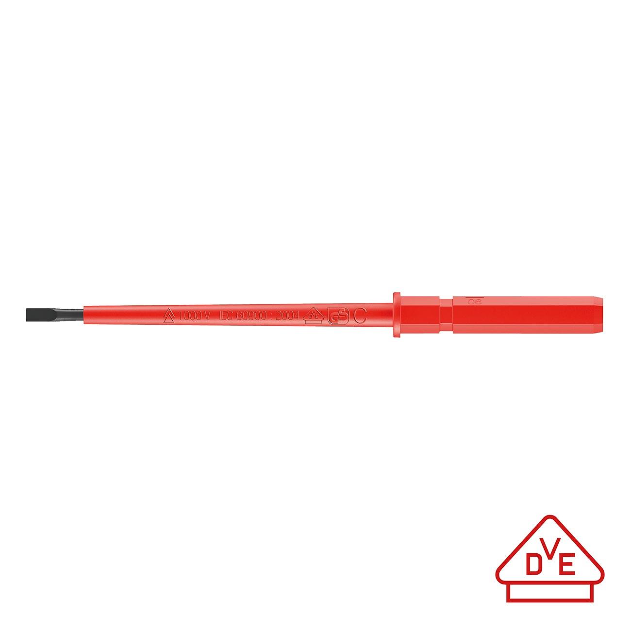 WERA 05003402001 Inter-Changeable Blade Kraftform Kompakt VDE Insulated 3.5mm Slotted - Product image