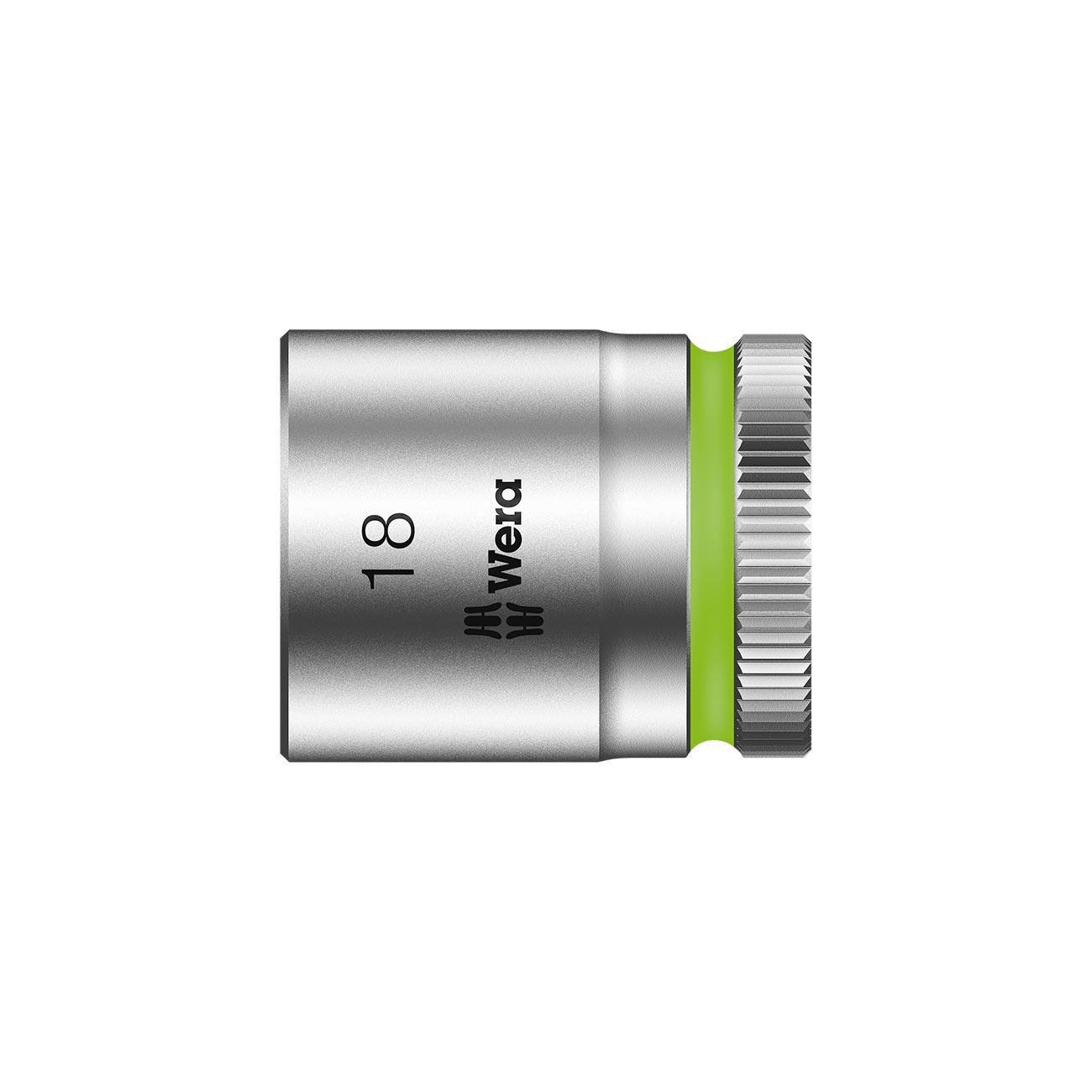 WERA 05003563001 Zyklop 3/8 INCH Drive Metric Socket - 18mm - Product image