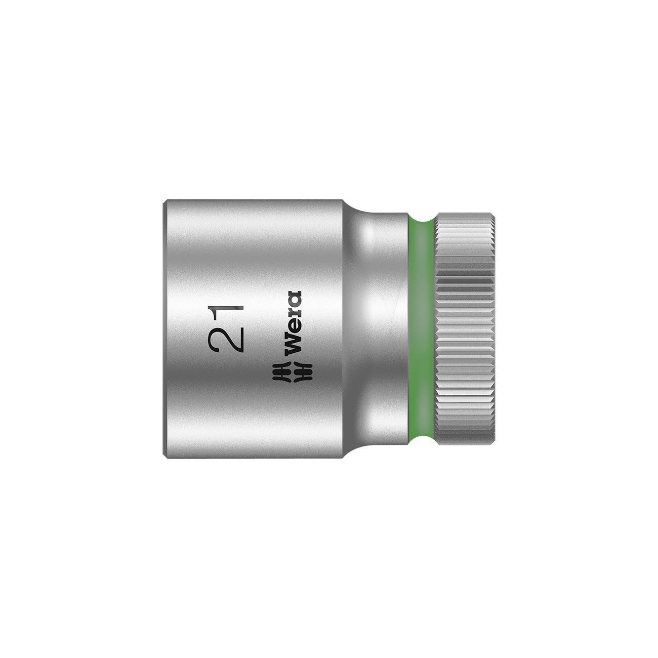 WERA 05003612001 Zyklop 1/2 INCH Drive Metric Socket - 21mm - Product image