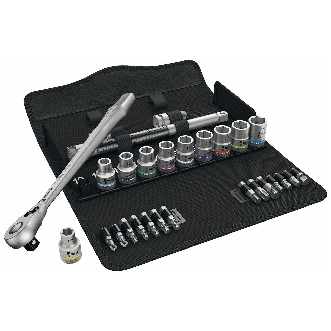 WERA 05004078001 Metric 1/2 INCH Drive Ratchet Set (28-Piece Set) - High quality product image showing WERA 05004078001 Metric 1/2 INCH Drive Ratchet Set (28-Piece Set) details and features