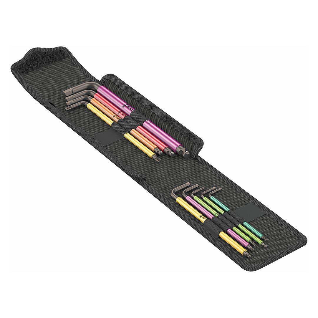WERA 05004173001 Metric L-Key Hex/Torx Bicycle INCHSet 4 INCH (9 Piece Set) - High quality product image showing WERA 05004173001 Metric L-Key Hex/Torx Bicycle INCHSet 4 INCH (9 Piece Set) details and features