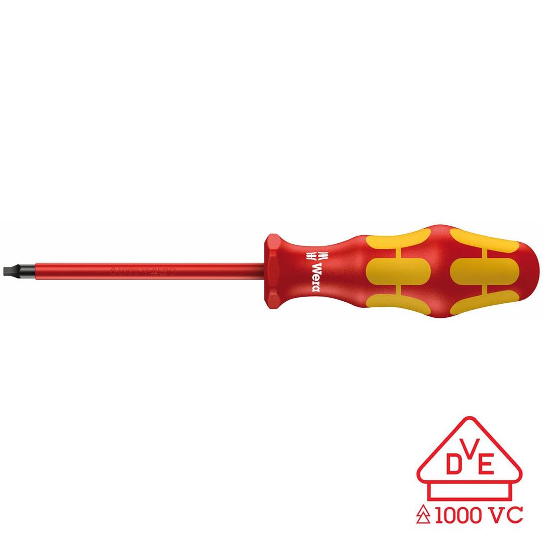 WERA 05004784001 VDE Insulated Screwdriver: Square #2 x 200mm - The Twister Group Tools product
