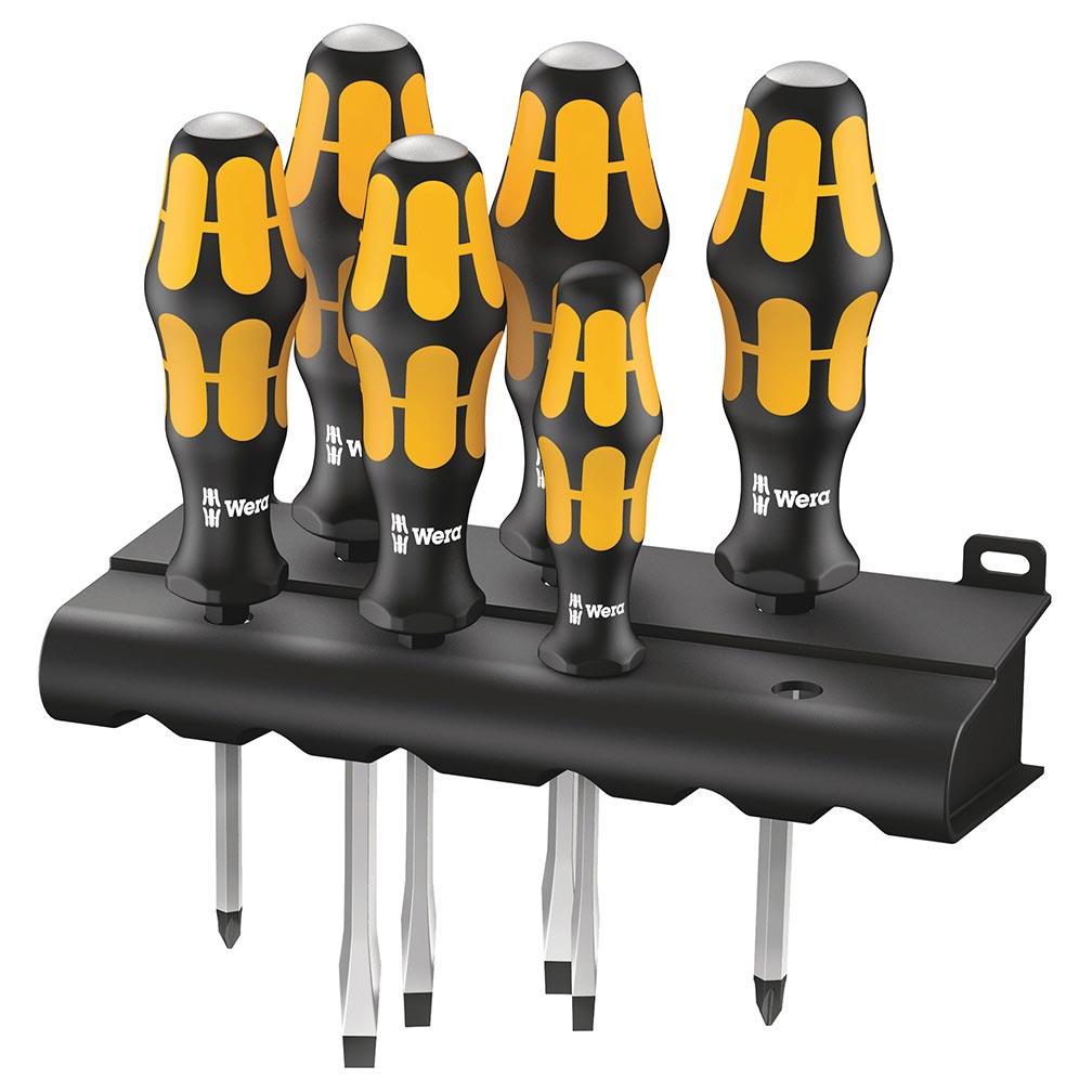 WERA 05018282001 Chiseldriver Screwdriver Rack 6 Piece Set - The Twister Group Tools product