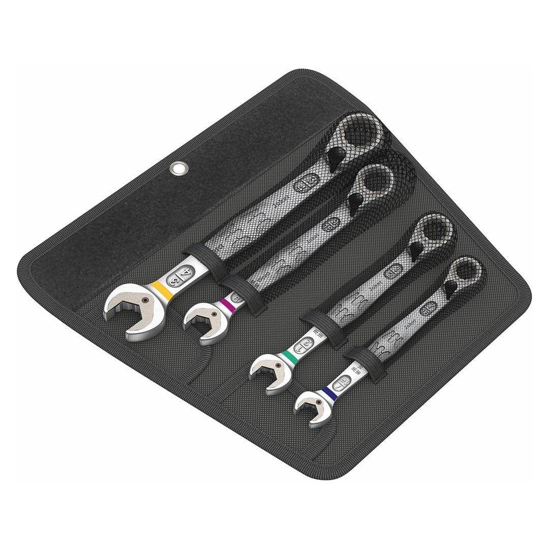 WERA 05020092001 SAE Joker Ratchet Set for Switch Combination Wrench (4-Piece Set) - The Twister Group Tools product
