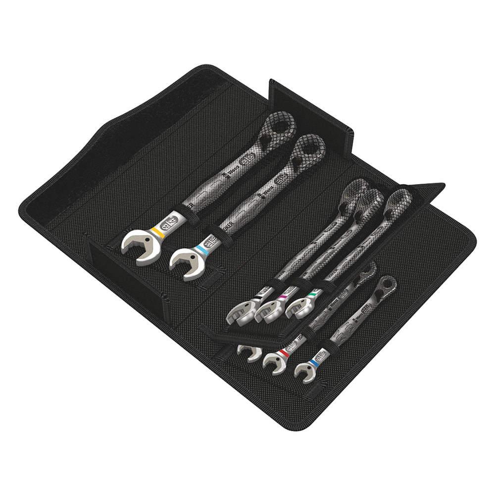 WERA 05020093001 Joker SAE Ratcheting Combination Angled Head Wrench 8 Piece Set - The Twister Group Tools product