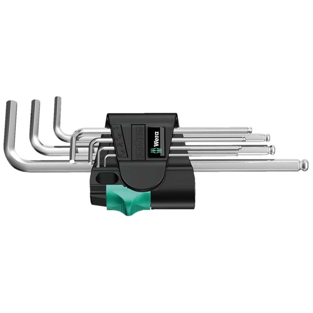 WERA 05022181001 Hex-Plus Chrome-Plated Long Shaft Metric L-Key Allen Wrench (7-Piece Set) - High quality product image showing WERA 05022181001 Hex-Plus Chrome-Plated Long Shaft Metric L-Key Allen Wrench (7-Piece Set) details and features