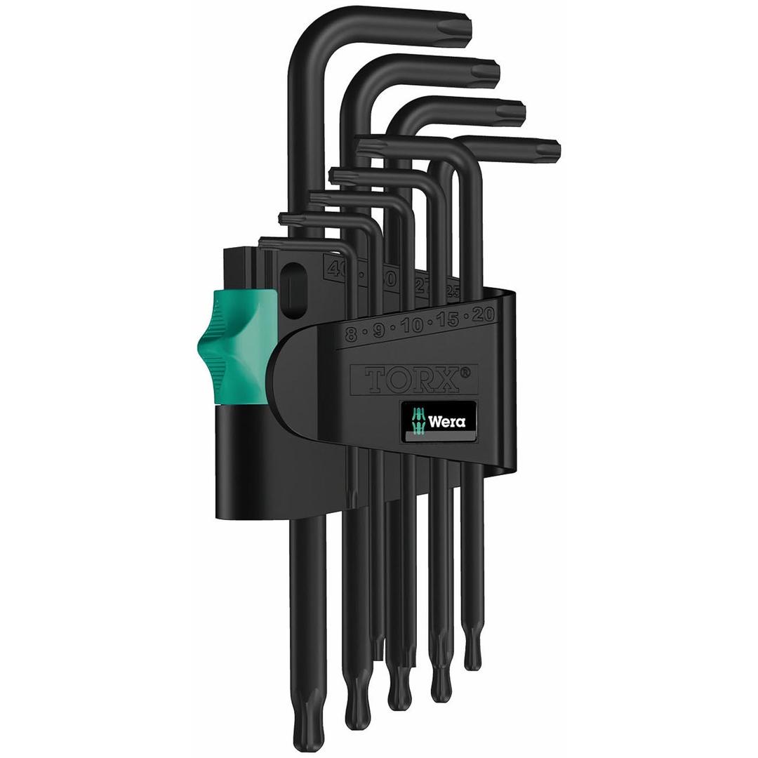 WERA 05024242001 967 PKL Long ARM TORX Key Set (9 Piece) - The Twister Group Tools product