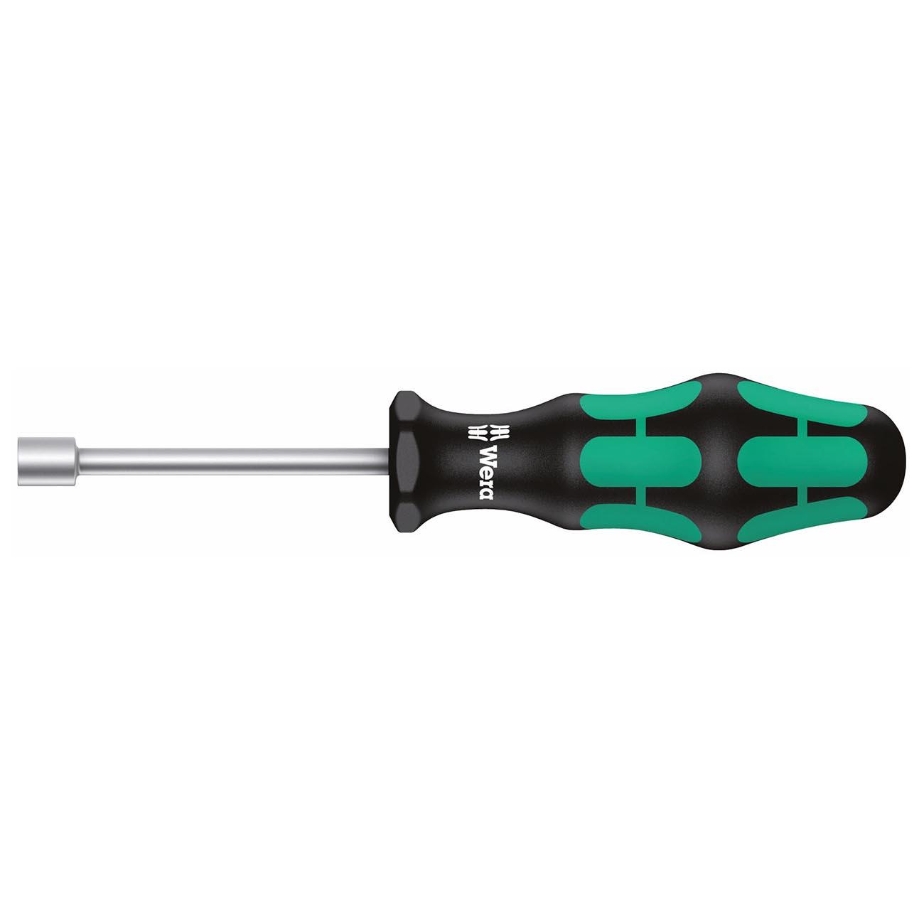 WERA 05029463001 Kraftform Plus Hollow Shaft Metric Nutdriver: 7mm x 90mm - High quality product image showing WERA 05029463001 Kraftform Plus Hollow Shaft Metric Nutdriver: 7mm x 90mm details and features