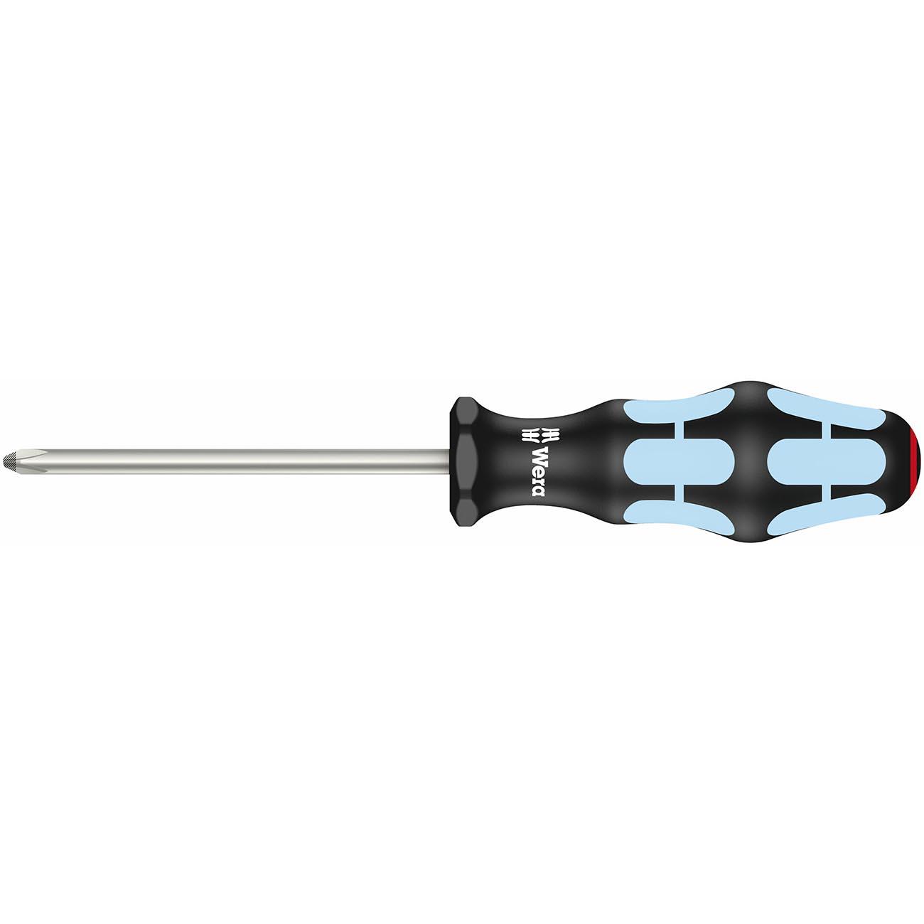 WERA 05032022001 Screwdriver: Phillips PH2 x 100mm - Stainless Steel with Lasertip - High quality product image showing WERA 05032022001 Screwdriver: Phillips PH2 x 100mm - Stainless Steel with Lasertip details and features