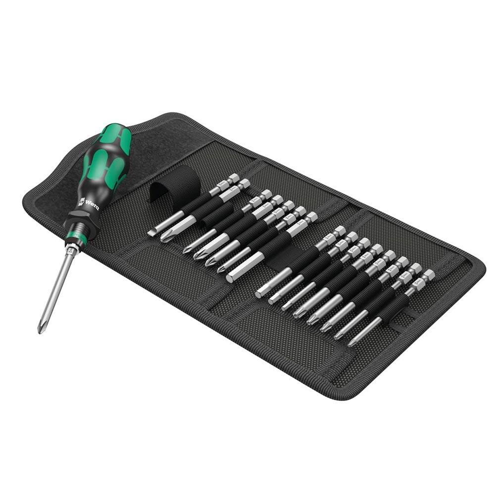 WERA 05059295001 Kraftform Metric Socket/Bit Driver Set 17 Piece Set - The Twister Group Tools product