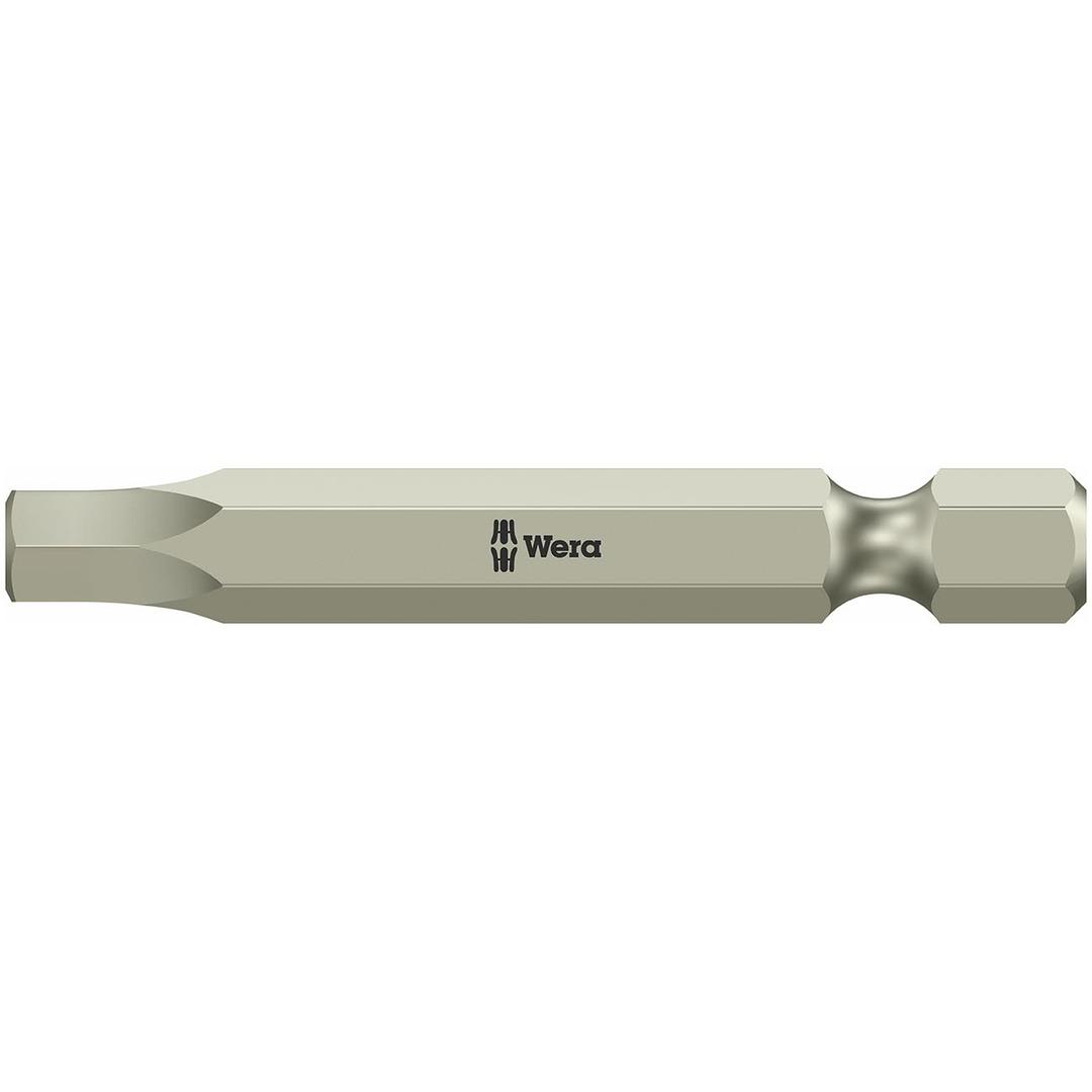 WERA 05071102001 Series 4 3840/4 Stainless Bit Hexagon 4mm 1/4in Drive - The Twister Group Tools product