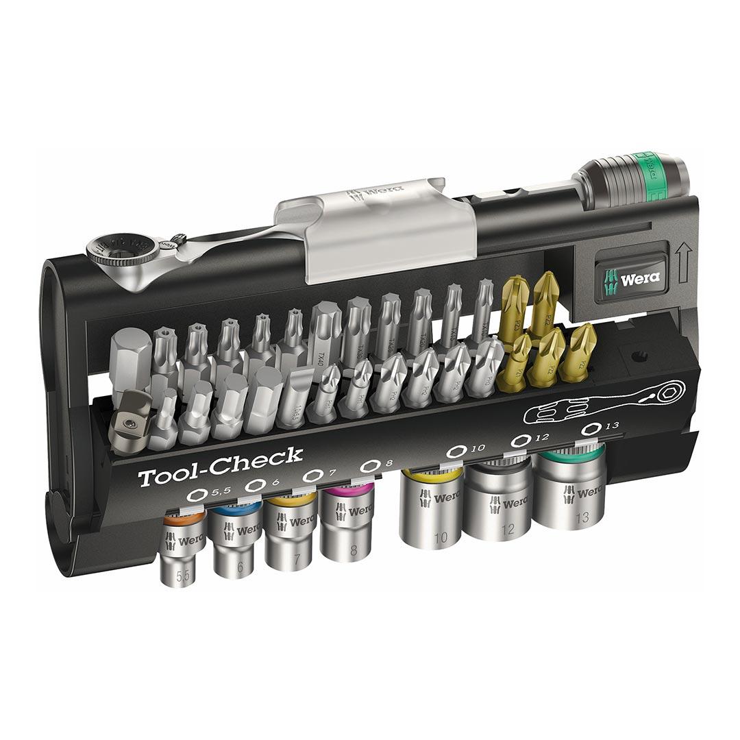 WERA 05073220001 TOOL CHECK 1 Metric 1/4 INCH Socket/Bit Driver Set (38-Piece Set) - The Twister Group Tools product