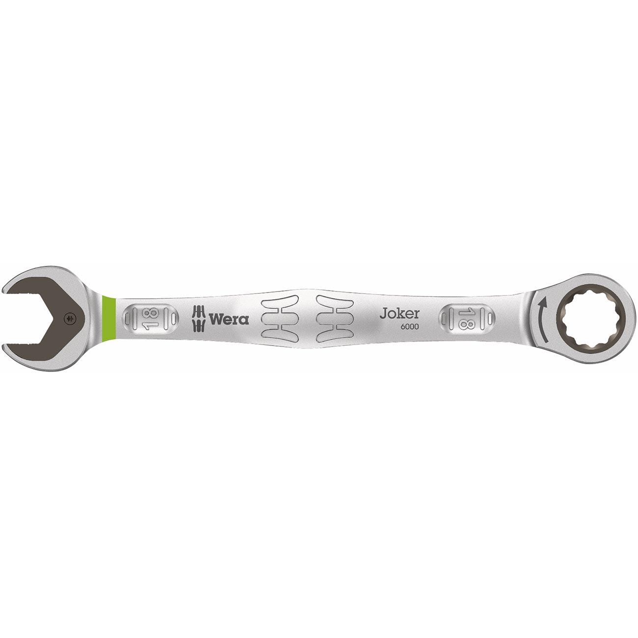 WERA 05073278001 Tools Joker SW 18 SB RATCHETING Combo Wrench 18mm Multi - High quality product image showing WERA 05073278001 Tools Joker SW 18 SB RATCHETING Combo Wrench 18mm Multi details and features