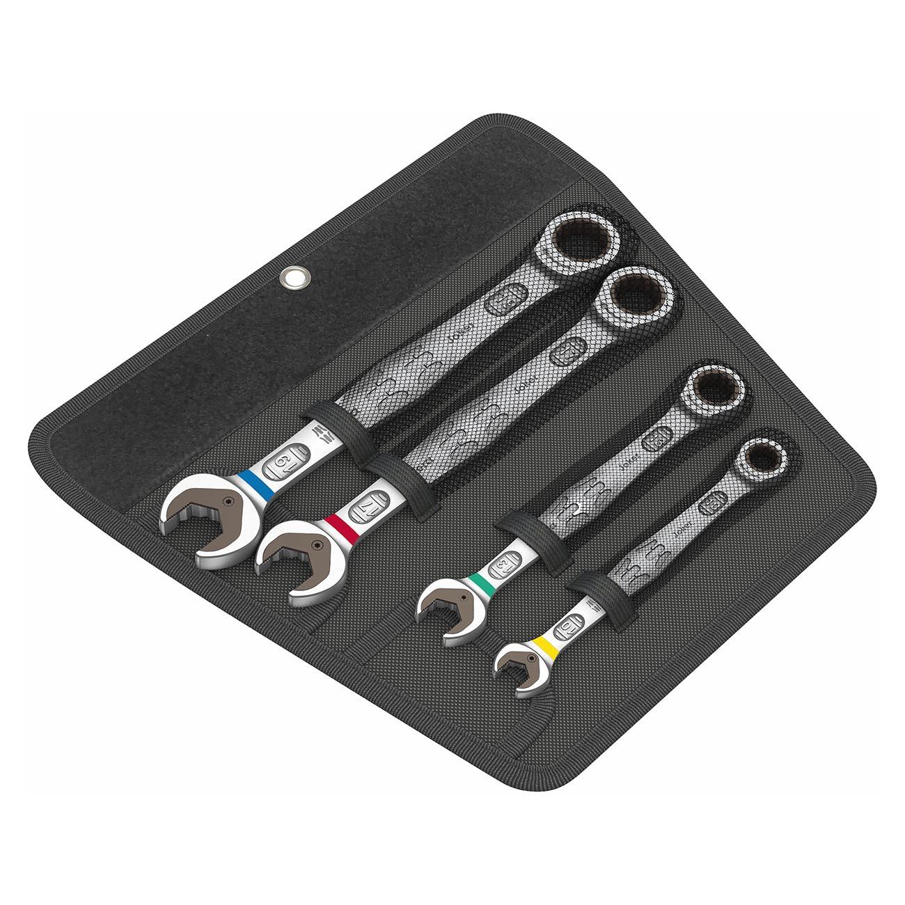 WERA 05073290001 Joker Metric Ratcheting Combination Wrenches (4-Piece Set) - High quality product image showing WERA 05073290001 Joker Metric Ratcheting Combination Wrenches (4-Piece Set) details and features