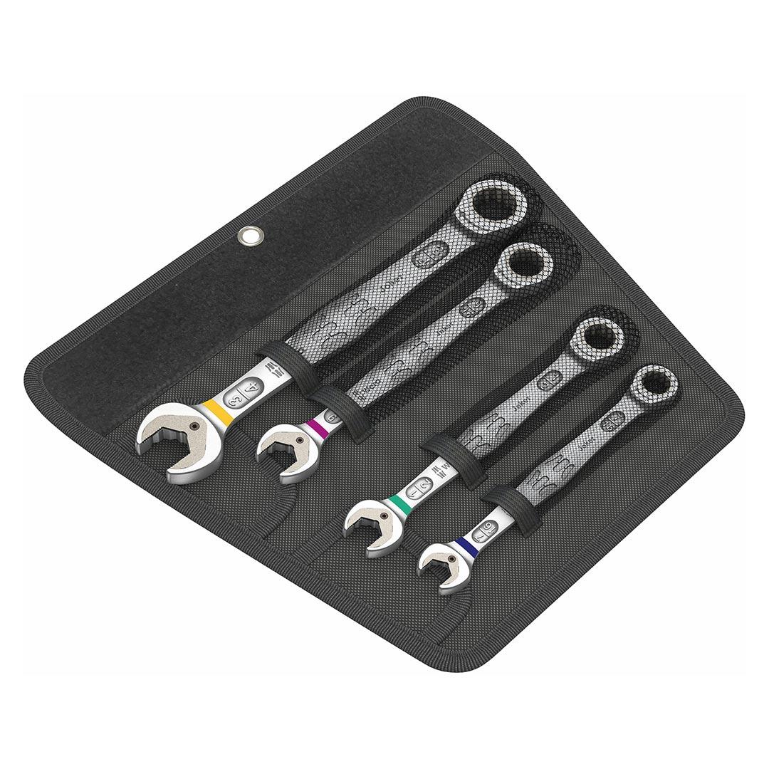 WERA 05073295001 JOKER SAE (Imperial) Ratcheting Combination Wrench (4-Piece Set) - The Twister Group Tools product