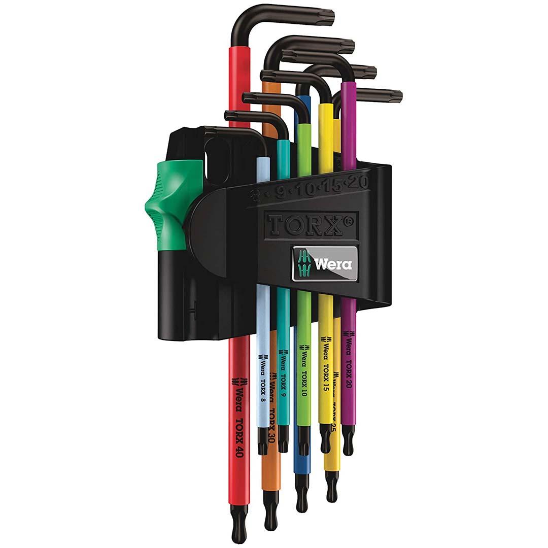 WERA 05073599001 TORX L-Key Wrench Set (9-Piece) - High quality product image showing WERA 05073599001 TORX L-Key Wrench Set (9-Piece) details and features