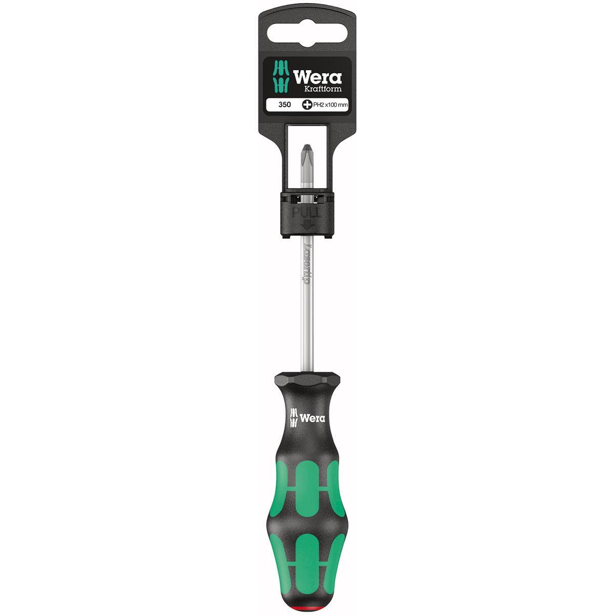 WERA 05100052001 Screwdriver: Phillips PH2 x 100mm - High quality product image showing WERA 05100052001 Screwdriver: Phillips PH2 x 100mm details and features