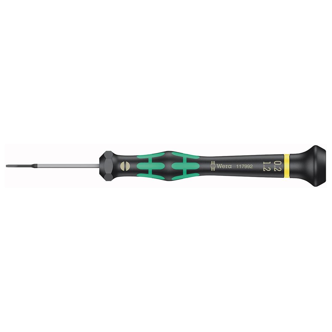 WERA 05117992001 Micro Electronics Precision Slotted Screwdriver 0.2 mm Head - The Twister Group Tools product