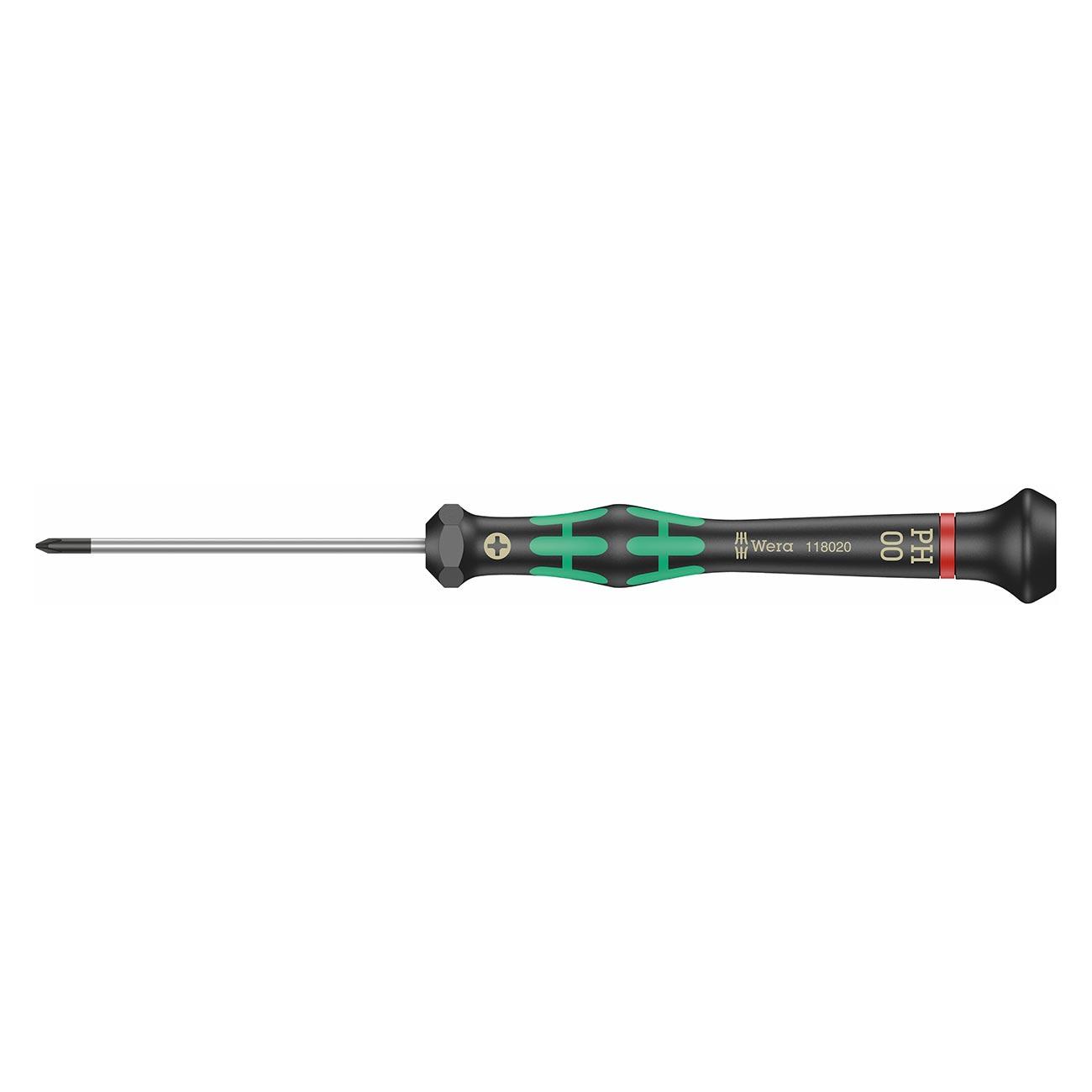 WERA 05118020001 Micro Electronics Precision Phillips Screwdriver PH #00 x 60mm - High quality product image showing WERA 05118020001 Micro Electronics Precision Phillips Screwdriver PH #00 x 60mm details and features