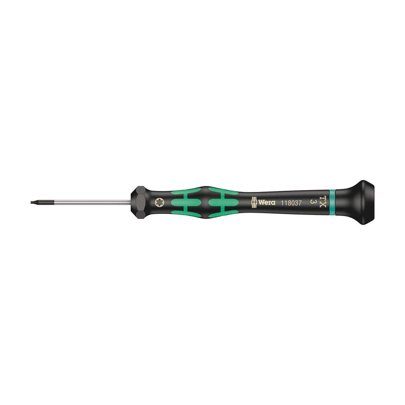 WERA 05118037001 Micro Electronics Precision TORQ Screwdriver - TX# 3 x 40mm - High quality product image showing WERA 05118037001 Micro Electronics Precision TORQ Screwdriver - TX# 3 x 40mm details and features