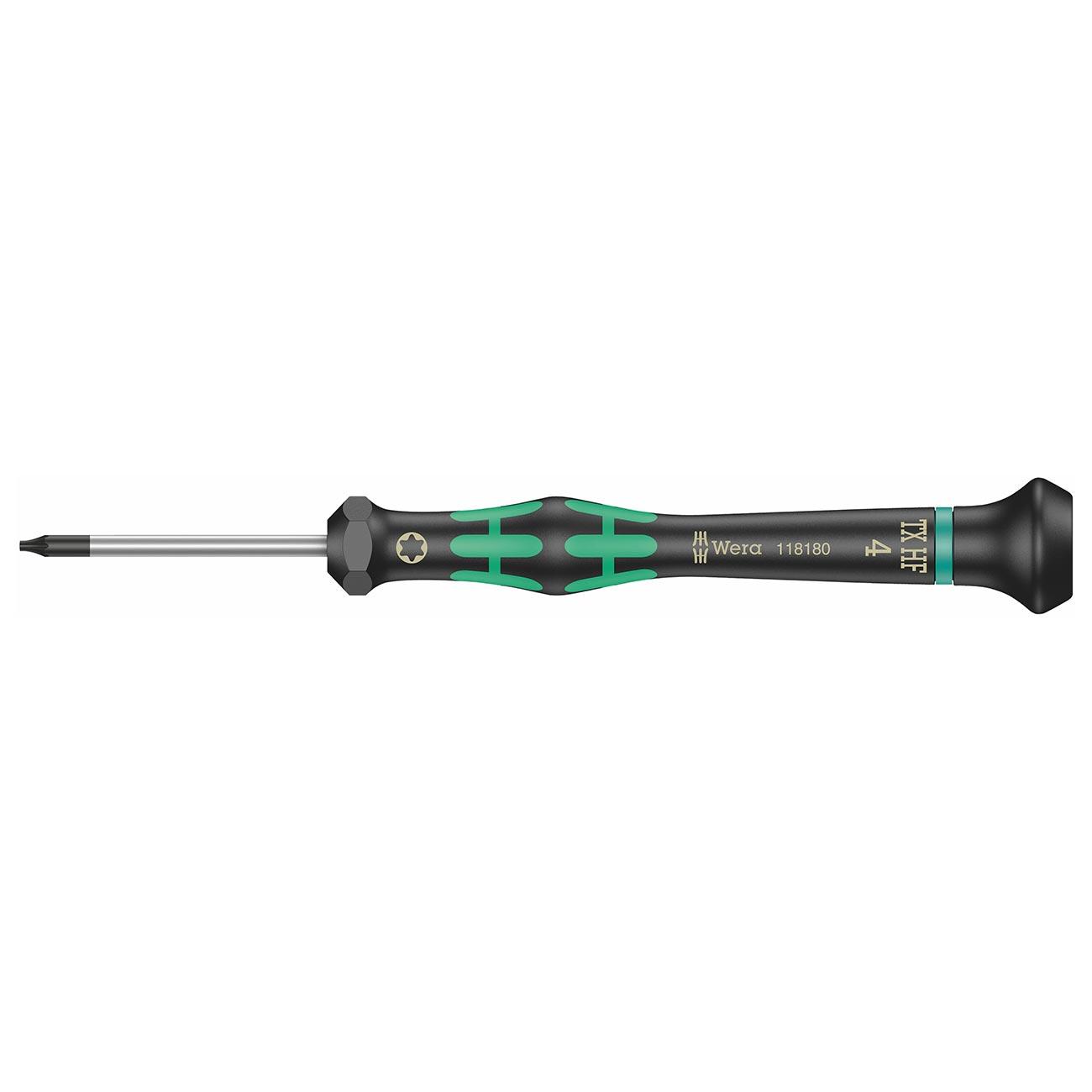 WERA 05118180001 Micro Electronics Precision TORX Screwdriver TX #4 x 40mm - High quality product image showing WERA 05118180001 Micro Electronics Precision TORX Screwdriver TX #4 x 40mm details and features