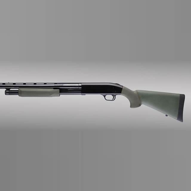 HOGUE 05212 Mossberg 500 12 Gauge OverMolded Shotgun Stock kitforend OD Green - High quality product image showing HOGUE 05212 Mossberg 500 12 Gauge OverMolded Shotgun Stock kitforend OD Green details and features