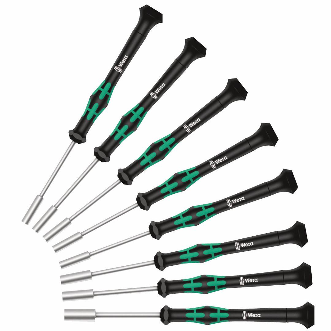 WERA 05345278001 Micro Electronics Precision Metric Nutdriver Set (8 Piece) - The Twister Group Tools product